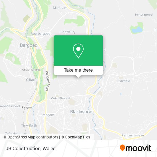 JB Construction map