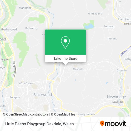Little Peeps Playgroup Oakdale map