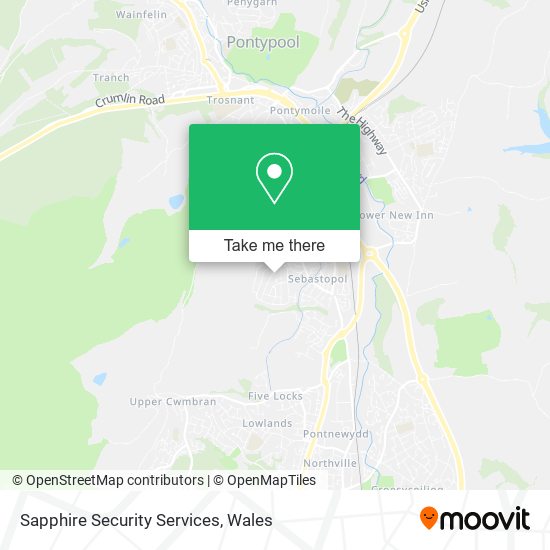 Sapphire Security Services map