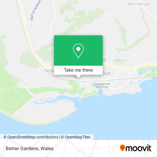 Better Gardens map