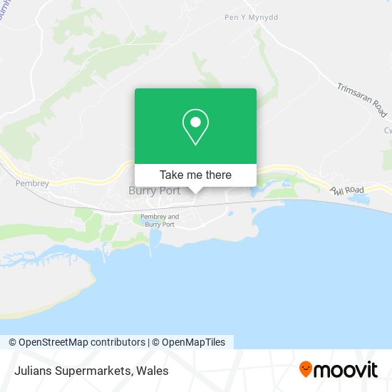 Julians Supermarkets map