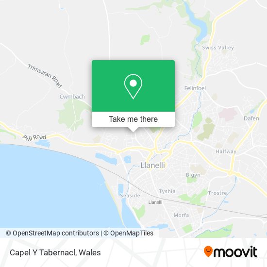 Capel Y Tabernacl map