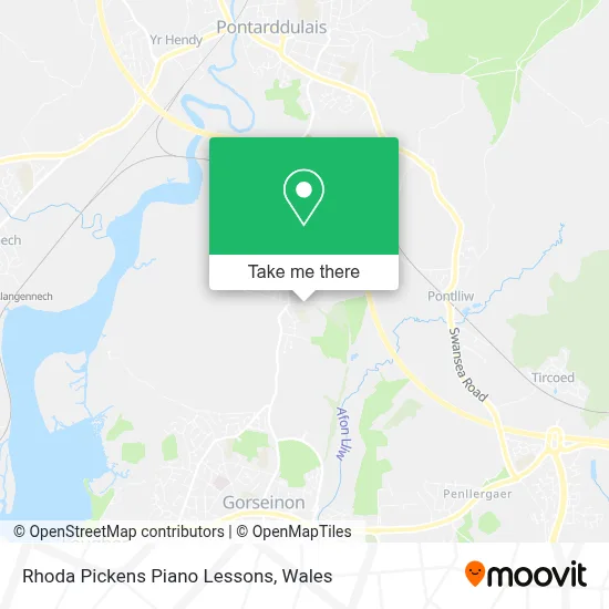 Rhoda Pickens Piano Lessons map