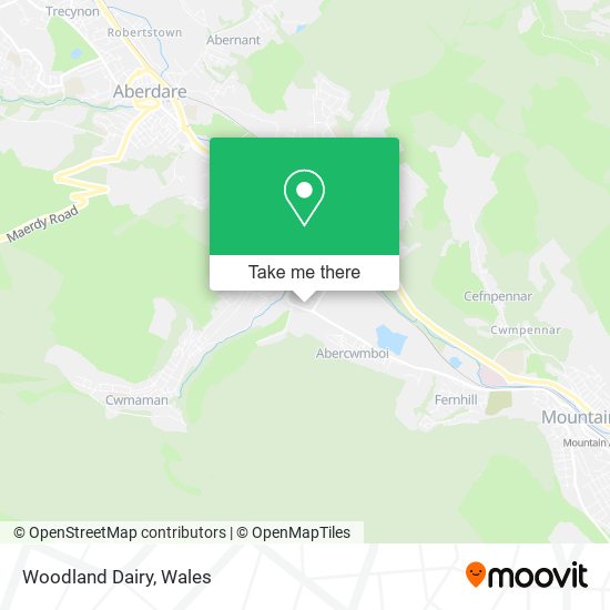 Woodland Dairy map