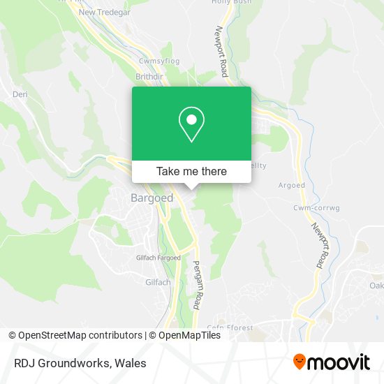 RDJ Groundworks map
