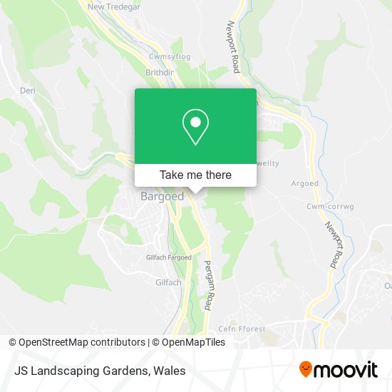 JS Landscaping Gardens map