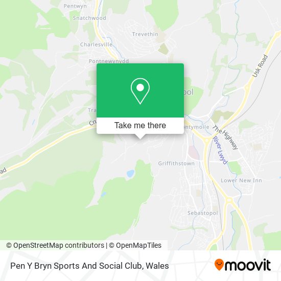 Pen Y Bryn Sports And Social Club map
