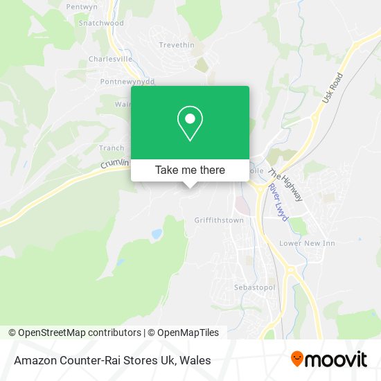 Amazon Counter-Rai Stores Uk map