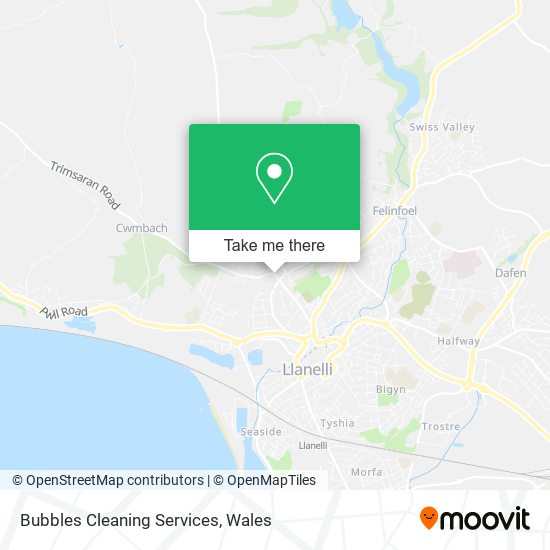 Bubbles Cleaning Services map