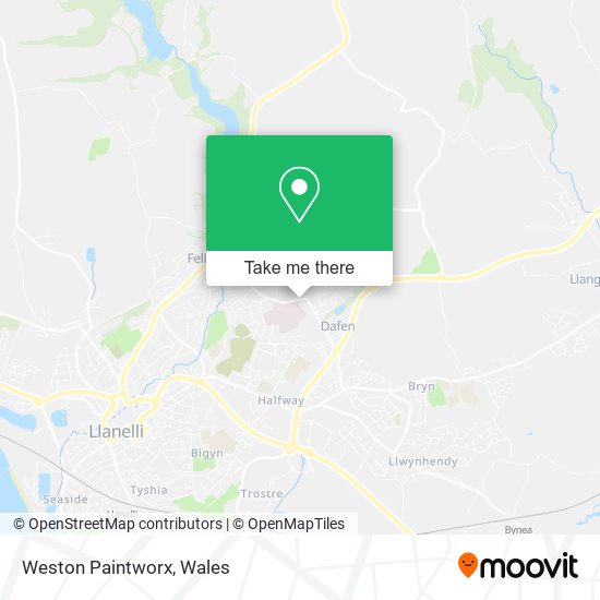 Weston Paintworx map