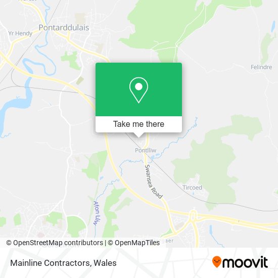 Mainline Contractors map