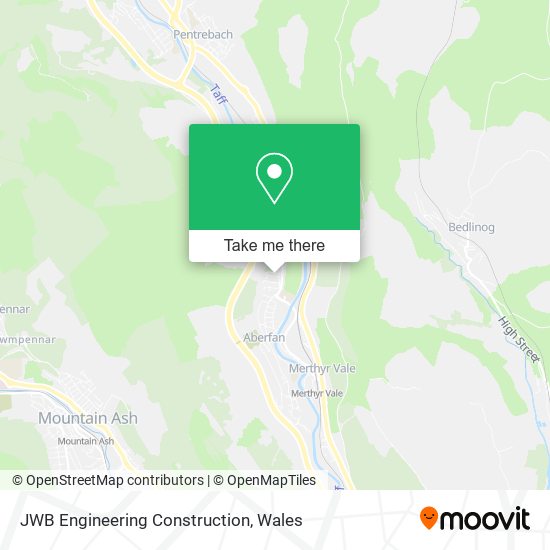 JWB Engineering Construction map