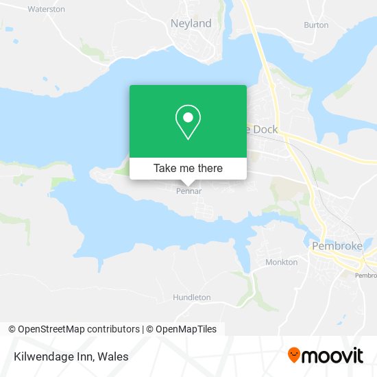 Kilwendage Inn map