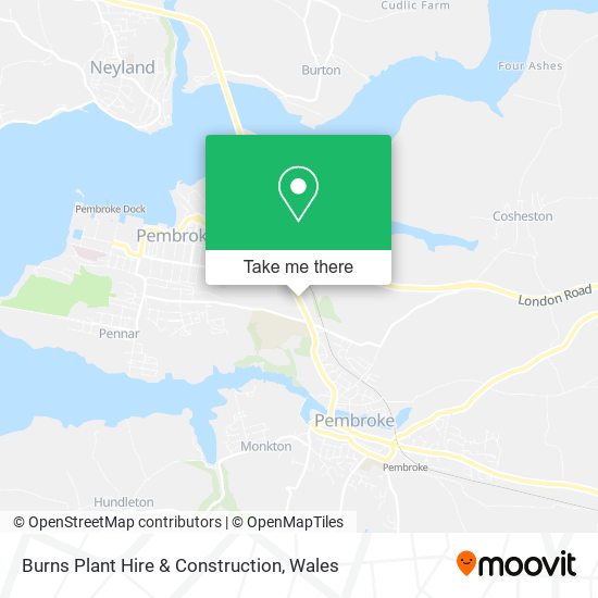 Burns Plant Hire & Construction map