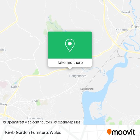 Kiwb Garden Furniture map
