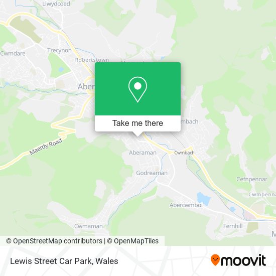 Lewis Street Car Park map