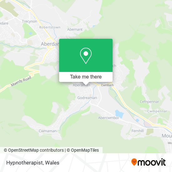 Hypnotherapist map