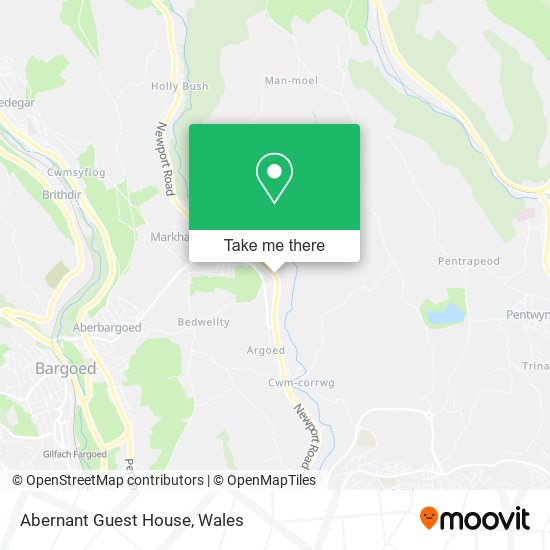 Abernant Guest House map