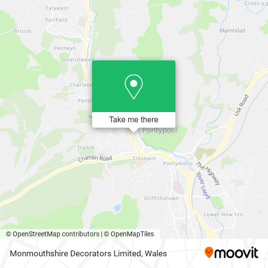 Monmouthshire Decorators Limited map