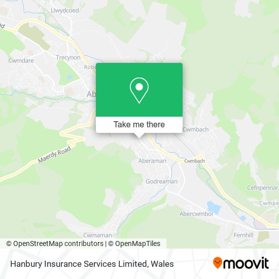 Hanbury Insurance Services Limited map