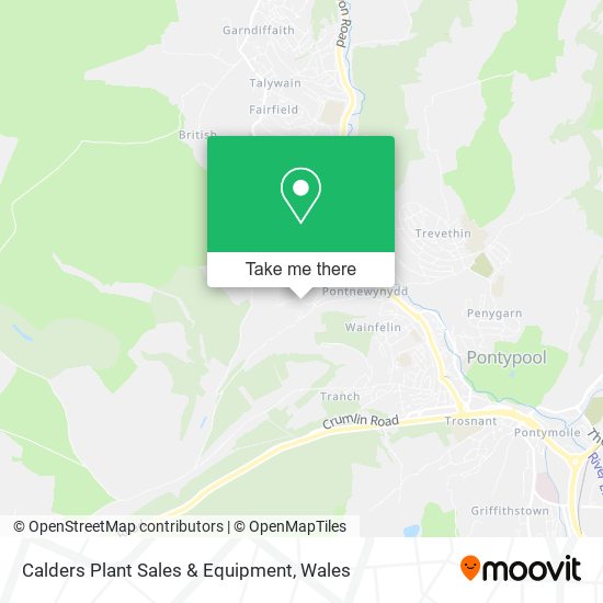Calders Plant Sales & Equipment map
