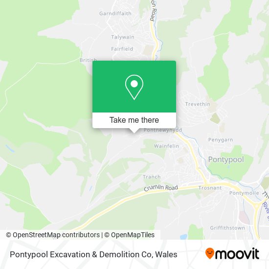 Pontypool Excavation & Demolition Co map
