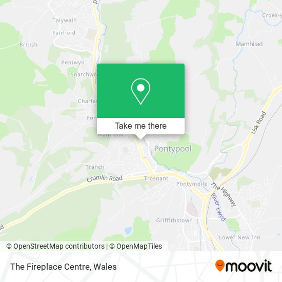 The Fireplace Centre map