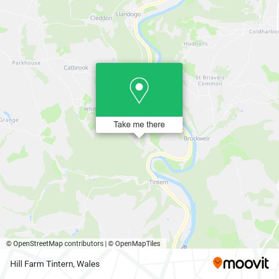 Hill Farm Tintern map