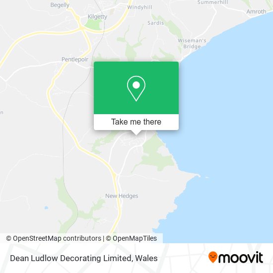 Dean Ludlow Decorating Limited map