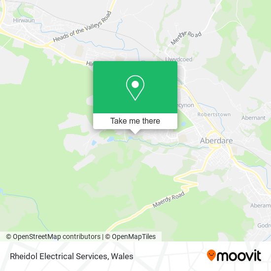 Rheidol Electrical Services map