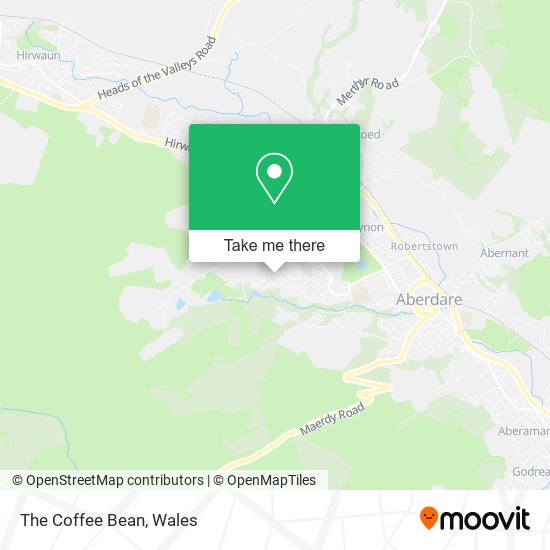 The Coffee Bean map