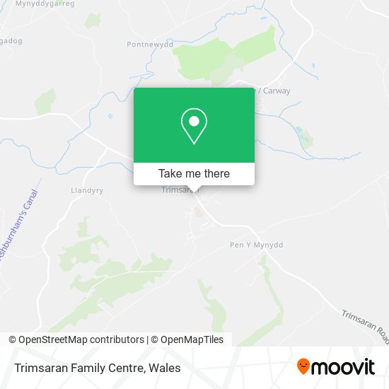 Trimsaran Family Centre map