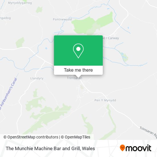 The Munchie Machine Bar and Grill map