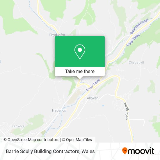 Barrie Scully Building Contractors map