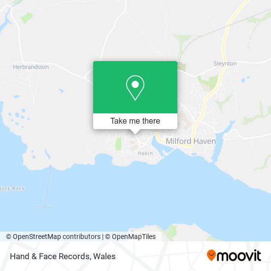 Hand & Face Records map
