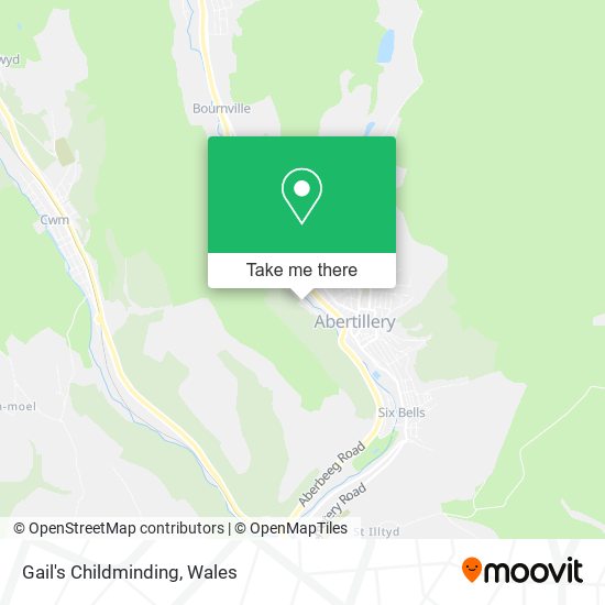 Gail's Childminding map