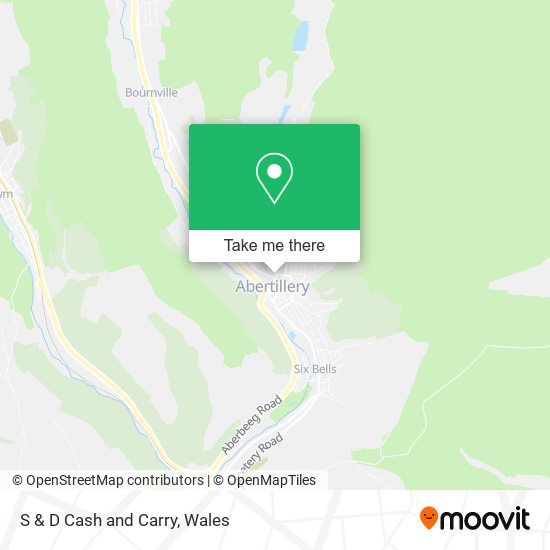 S & D Cash and Carry map
