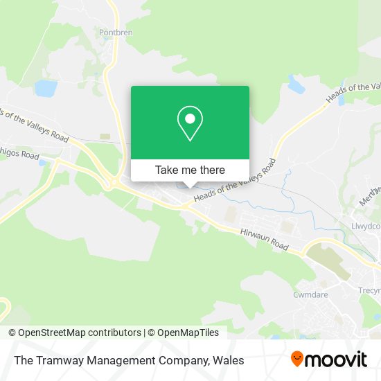 The Tramway Management Company map