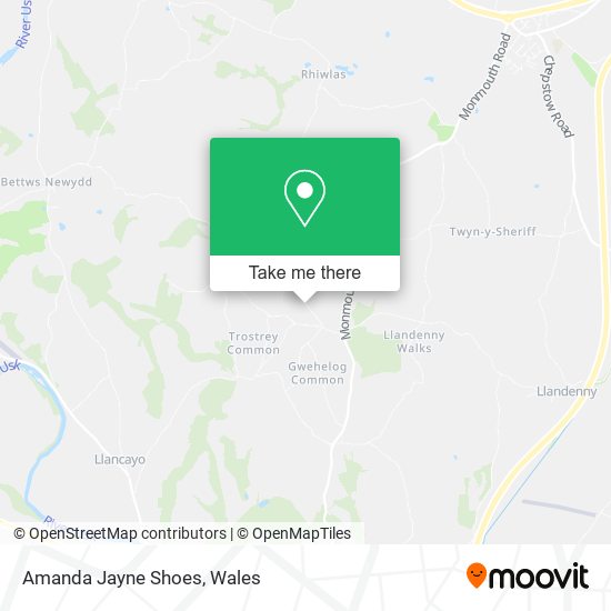 Amanda Jayne Shoes map