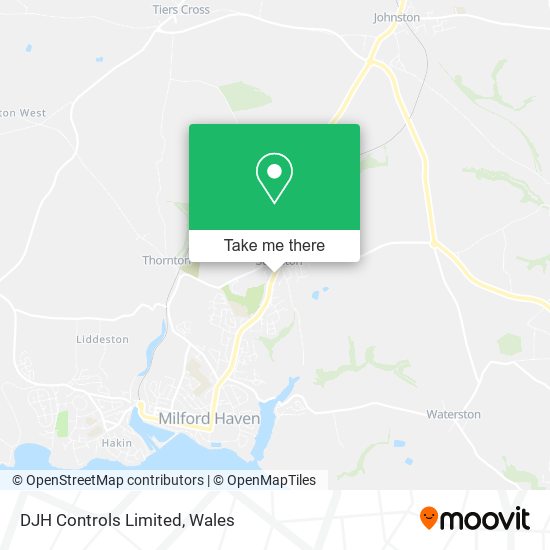 DJH Controls Limited map
