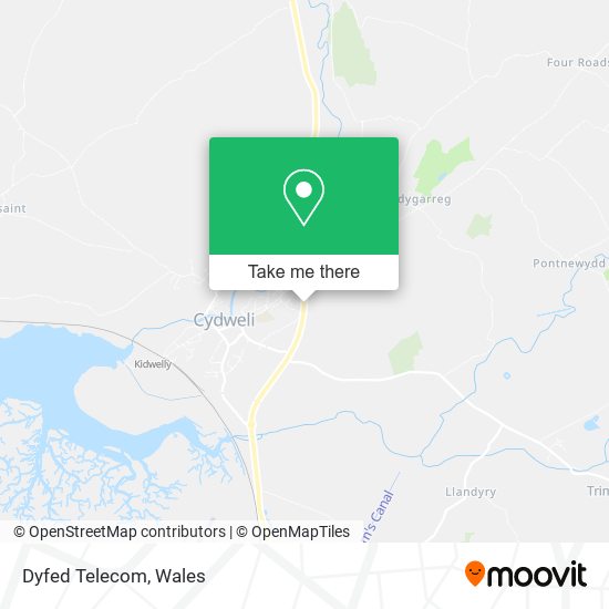 Dyfed Telecom map