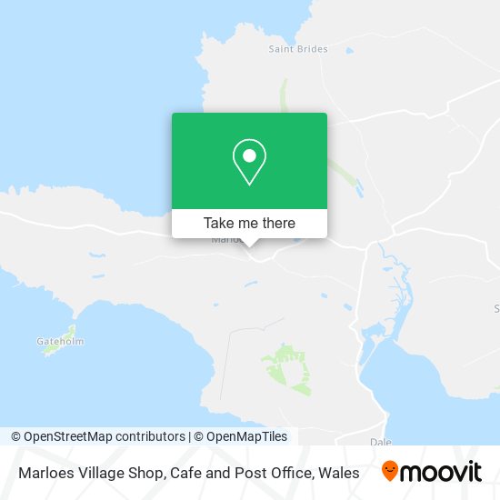 Marloes Village Shop, Cafe and Post Office map