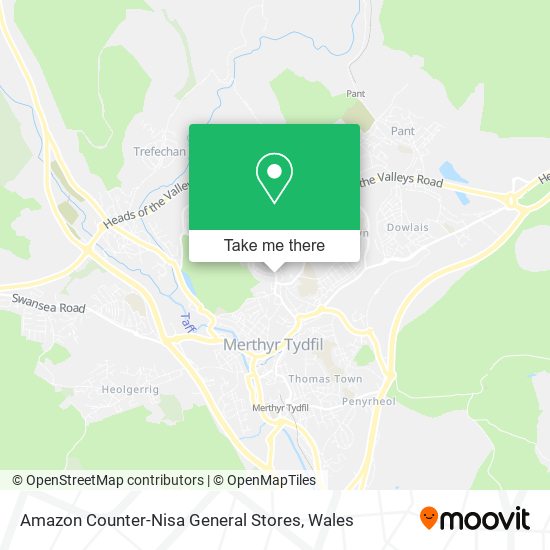 Amazon Counter-Nisa General Stores map