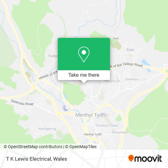 T K Lewis Electrical map