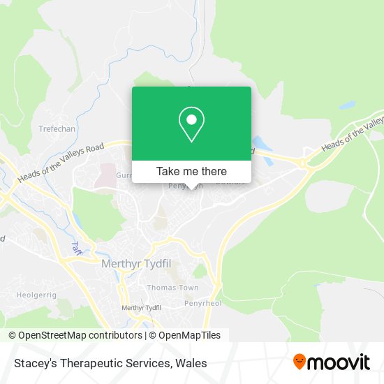 Stacey's Therapeutic Services map