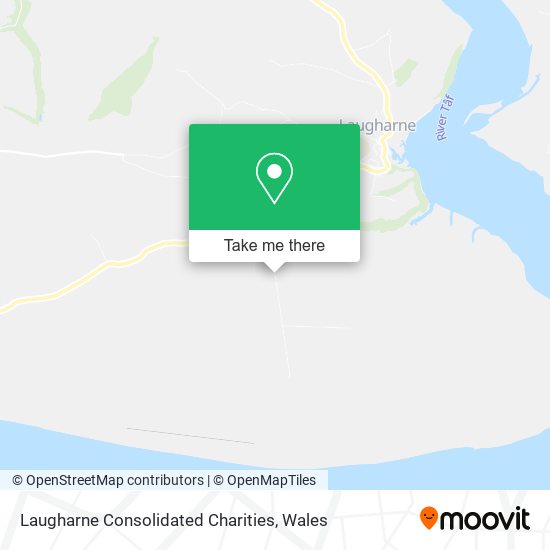 Laugharne Consolidated Charities map