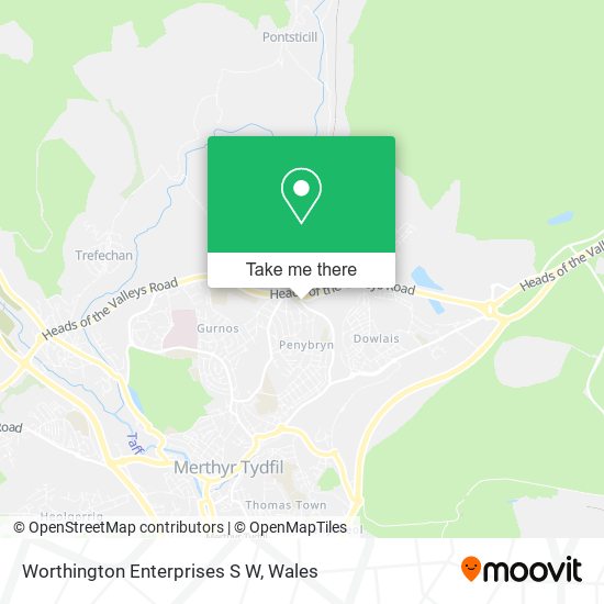 Worthington Enterprises S W map