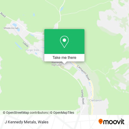 J Kennedy Metals map