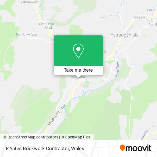 R Yates Brickwork Contractor map