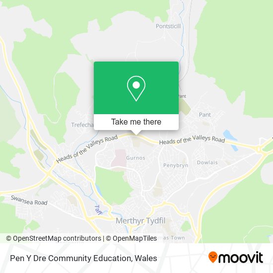 Pen Y Dre Community Education map